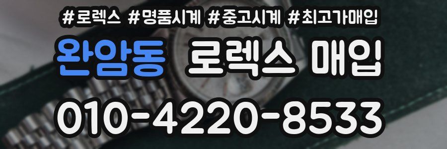 완암동 로렉스 매입