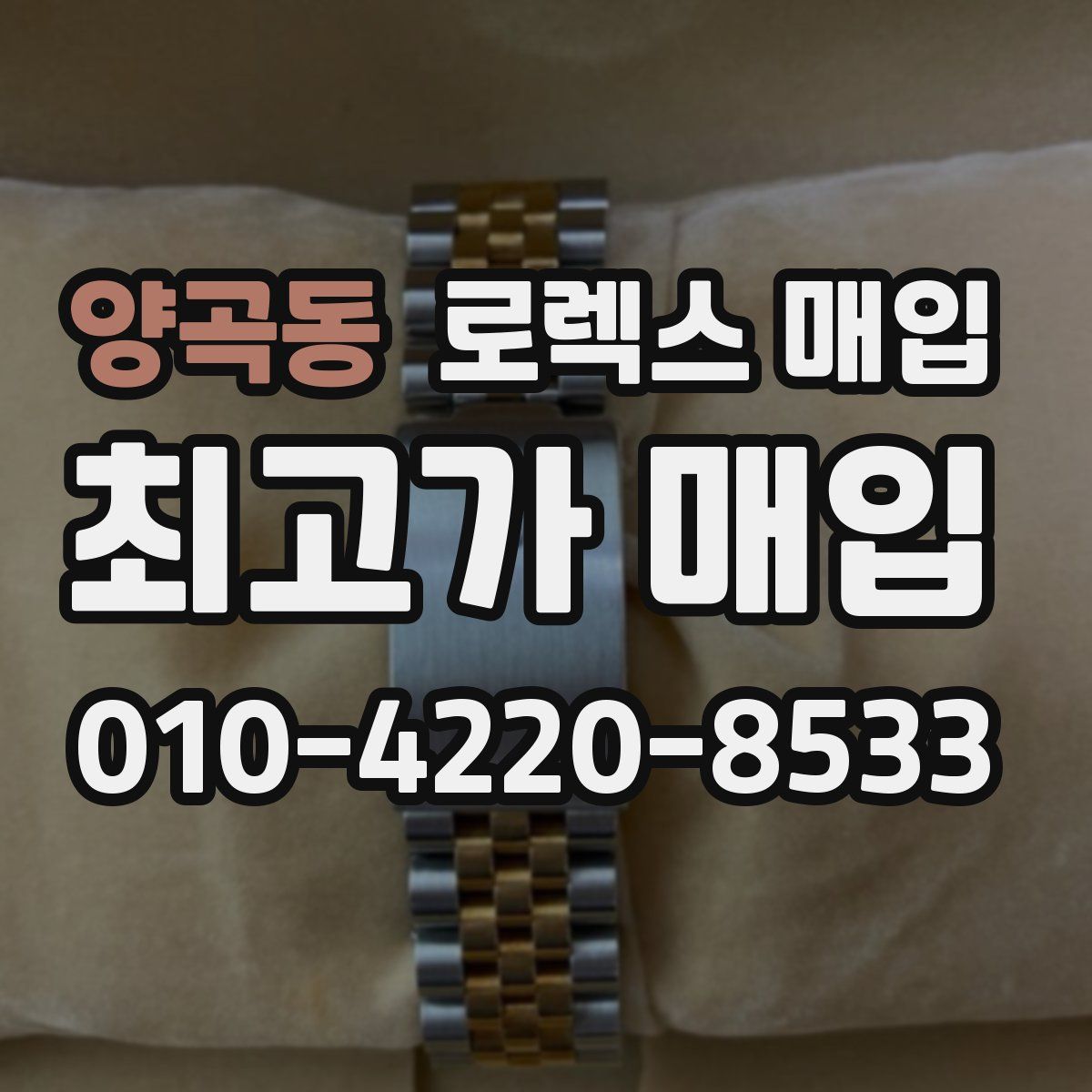 양곡동 로렉스 매입