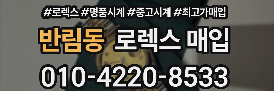 반림동 로렉스 매입