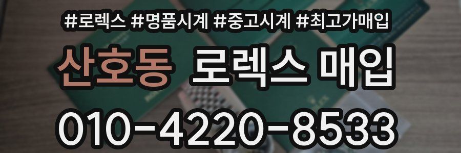 산호동 로렉스 매입