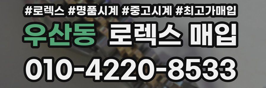 우산동 로렉스 매입