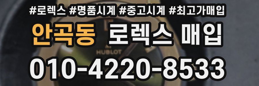 안곡동 로렉스 매입