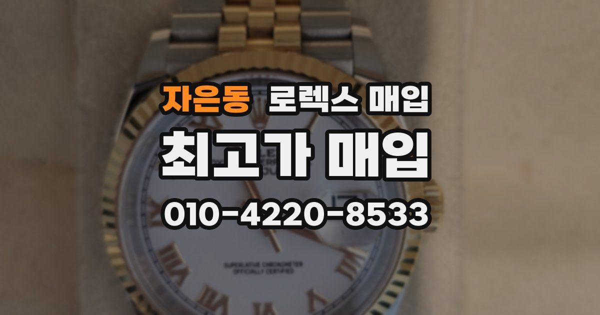 자은동 로렉스 매입