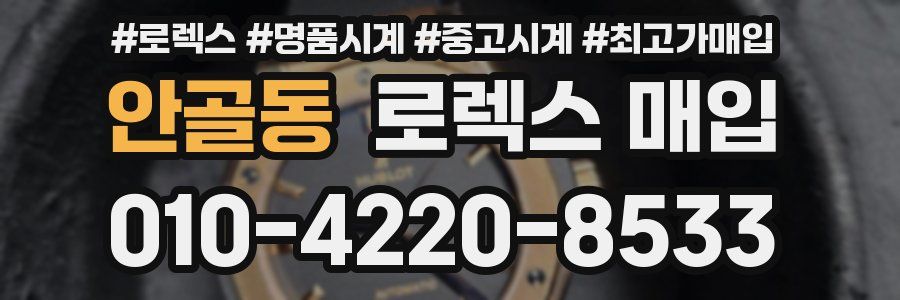 안골동 로렉스 매입