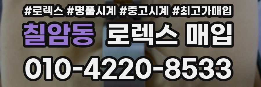 칠암동 로렉스 매입