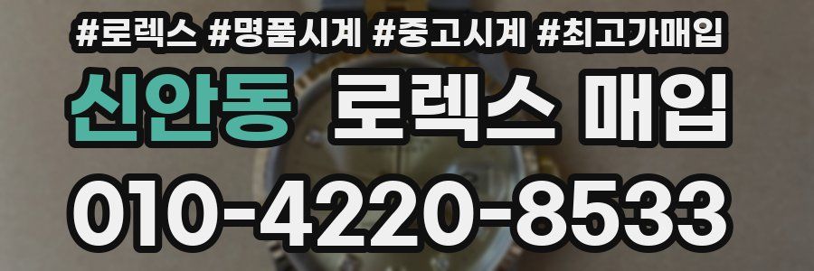 신안동 로렉스 매입