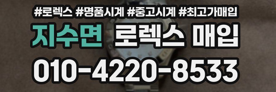 지수면 로렉스 매입