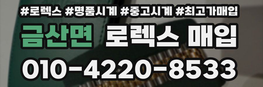 금산면 로렉스 매입