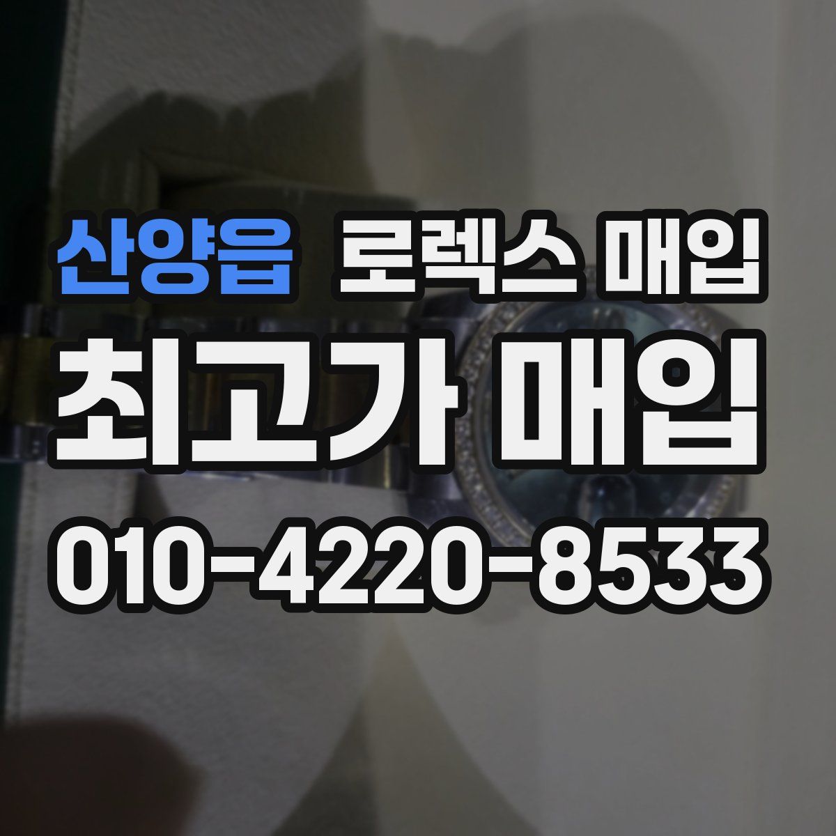 산양읍 로렉스 매입