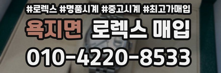 욕지면 로렉스 매입