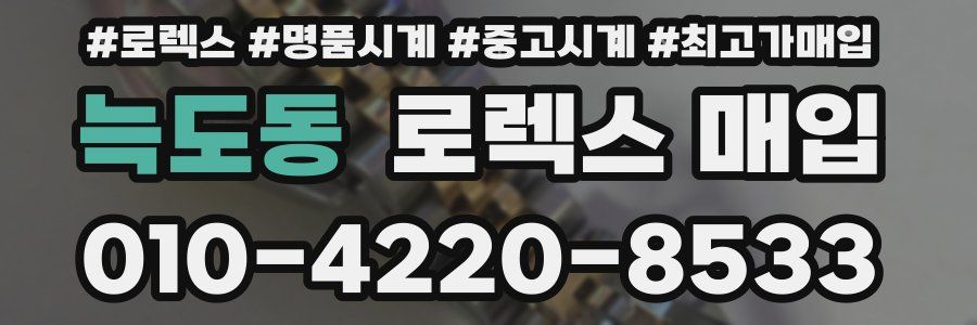 늑도동 로렉스 매입