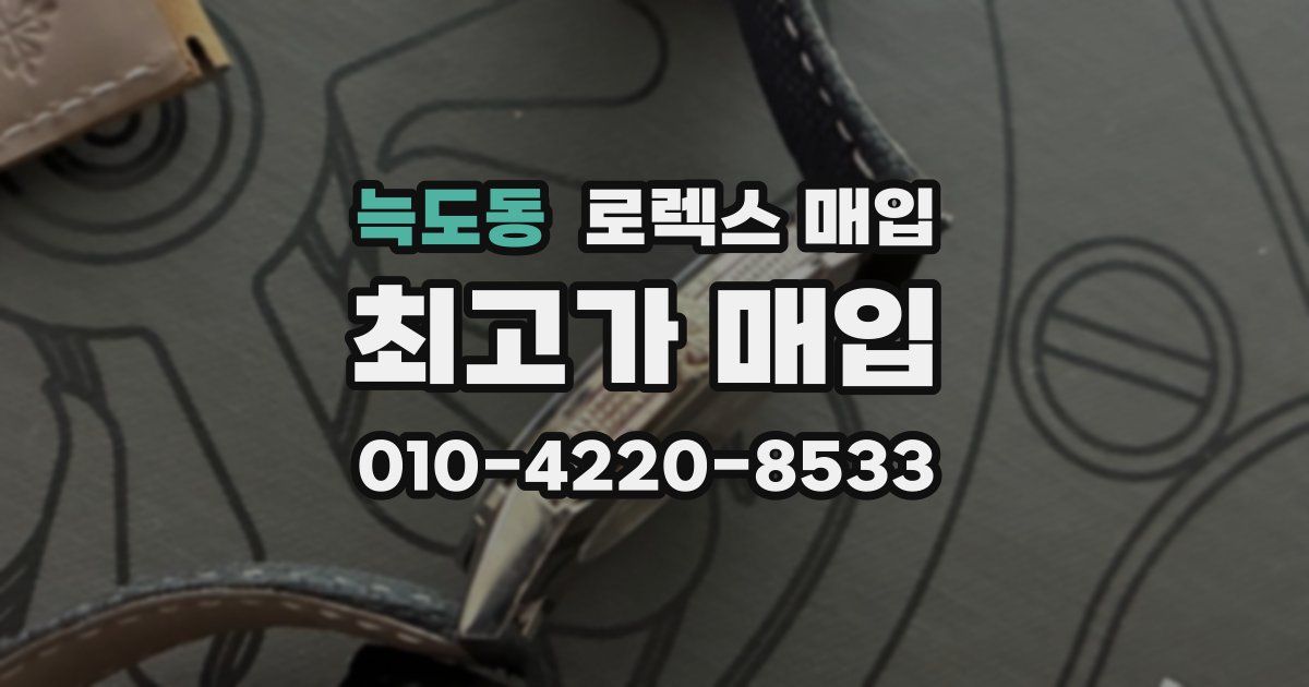 늑도동 로렉스 매입