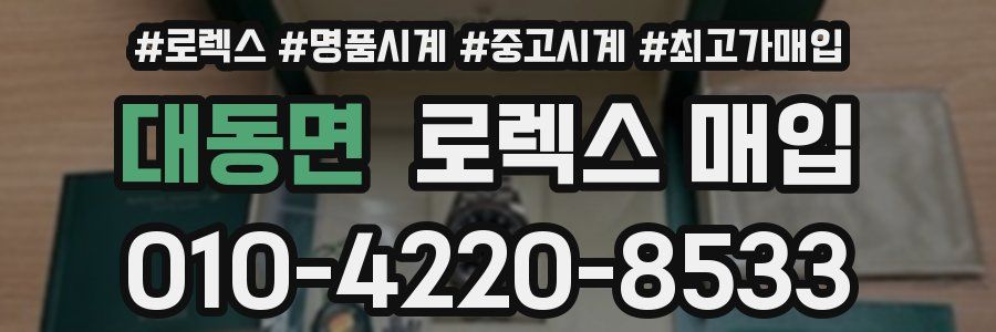 대동면 로렉스 매입