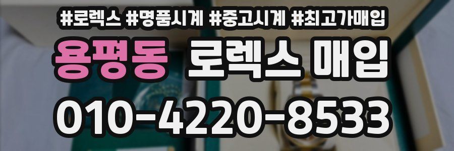 용평동 로렉스 매입