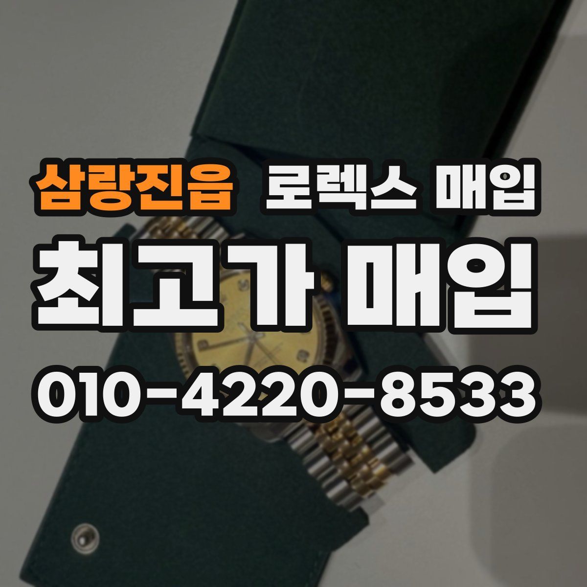 삼랑진읍 로렉스 매입