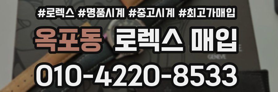 옥포동 로렉스 매입