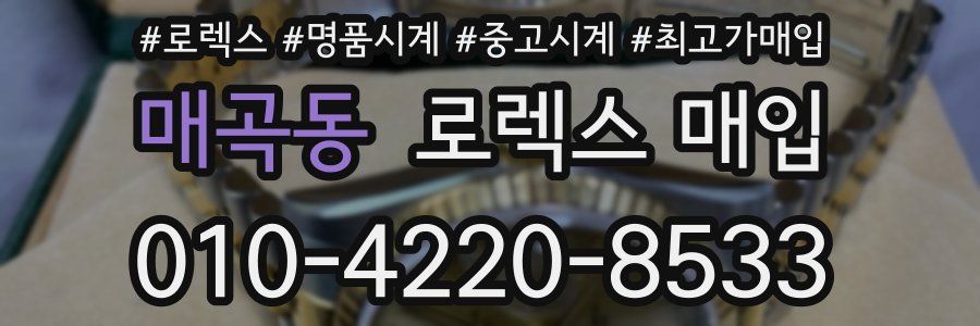 매곡동 로렉스 매입