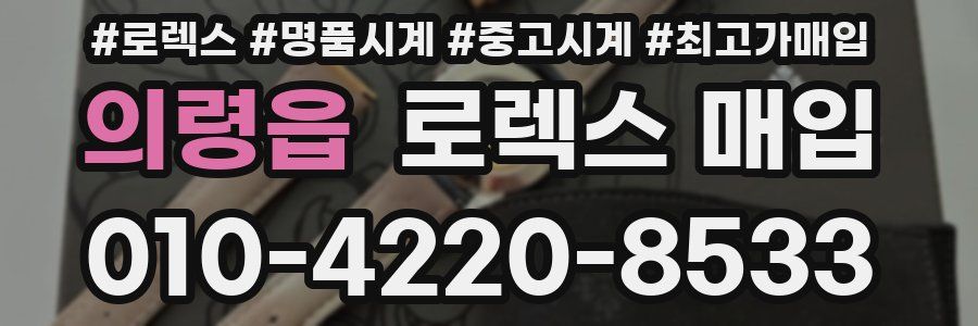 의령읍 로렉스 매입