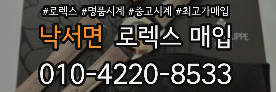 낙서면 로렉스 매입