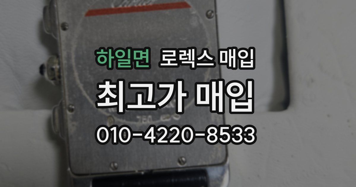 하일면 로렉스 매입