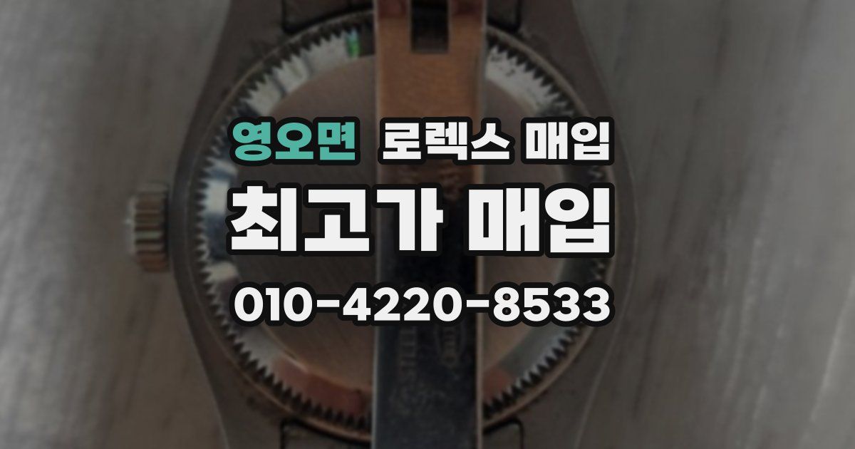 영오면 로렉스 매입