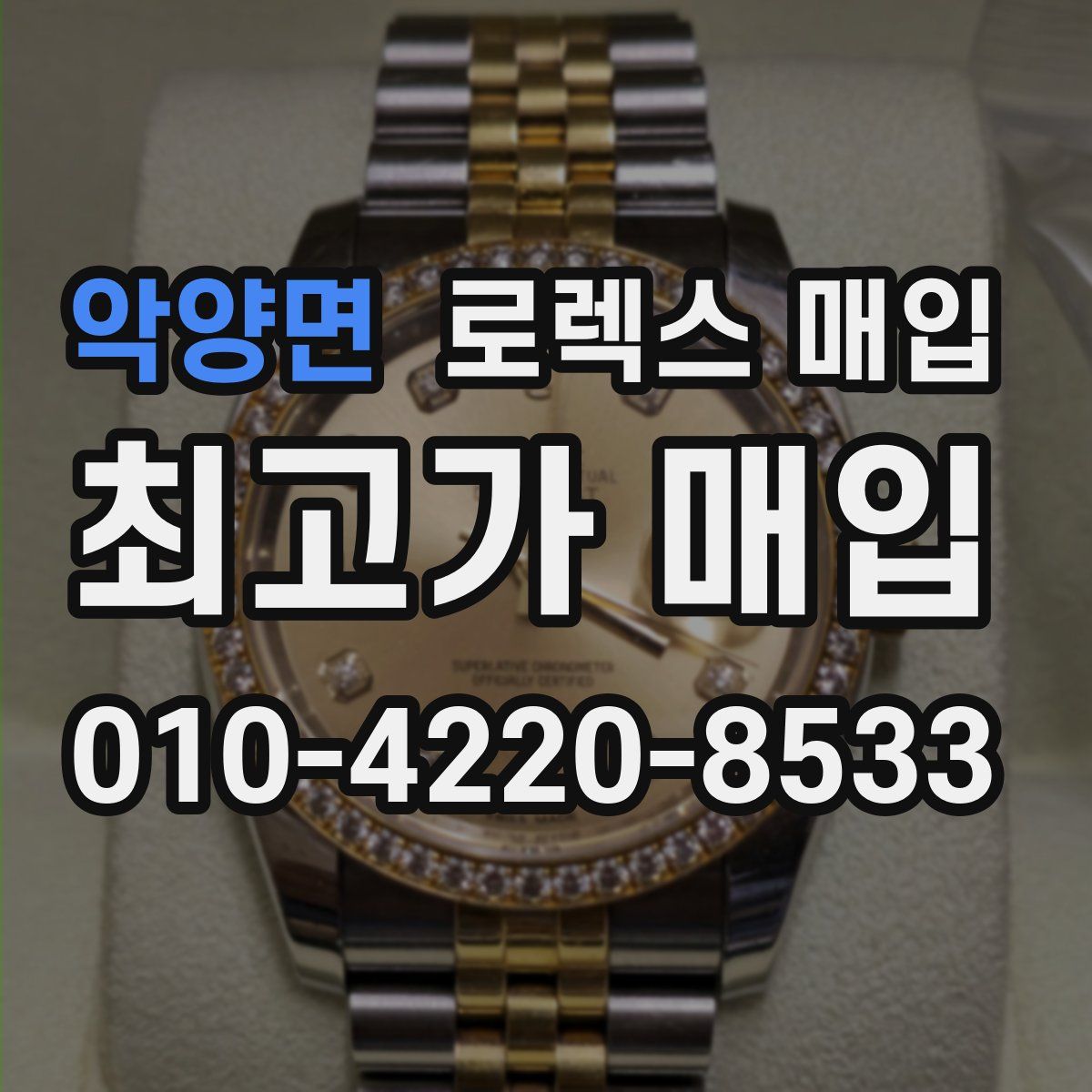 악양면 로렉스 매입