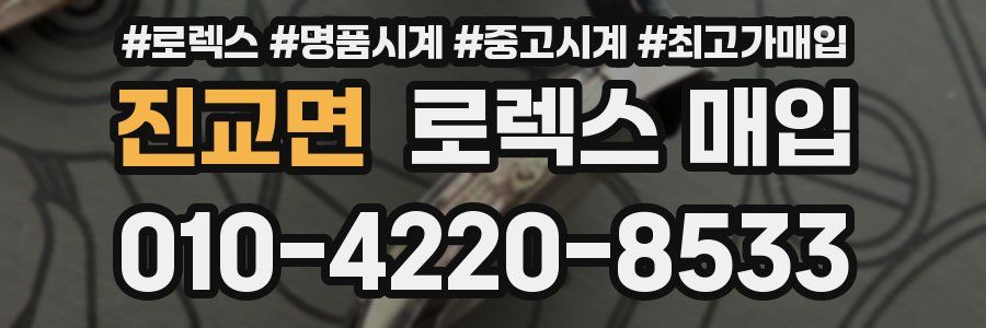 진교면 로렉스 매입