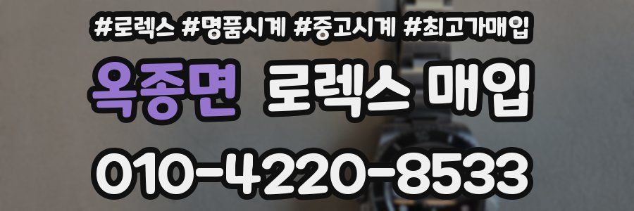 옥종면 로렉스 매입