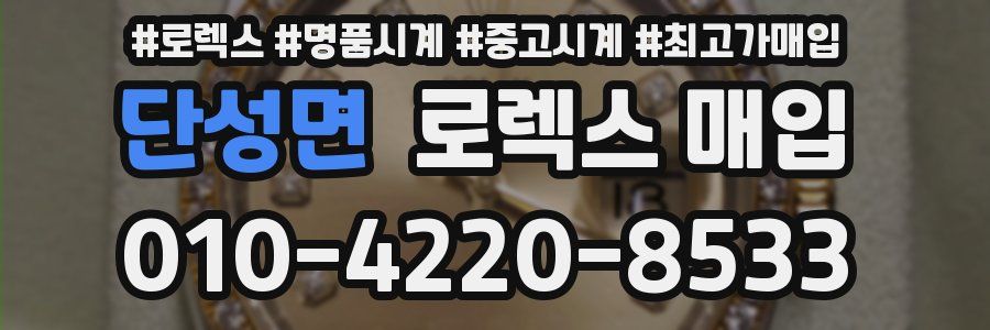 단성면 로렉스 매입