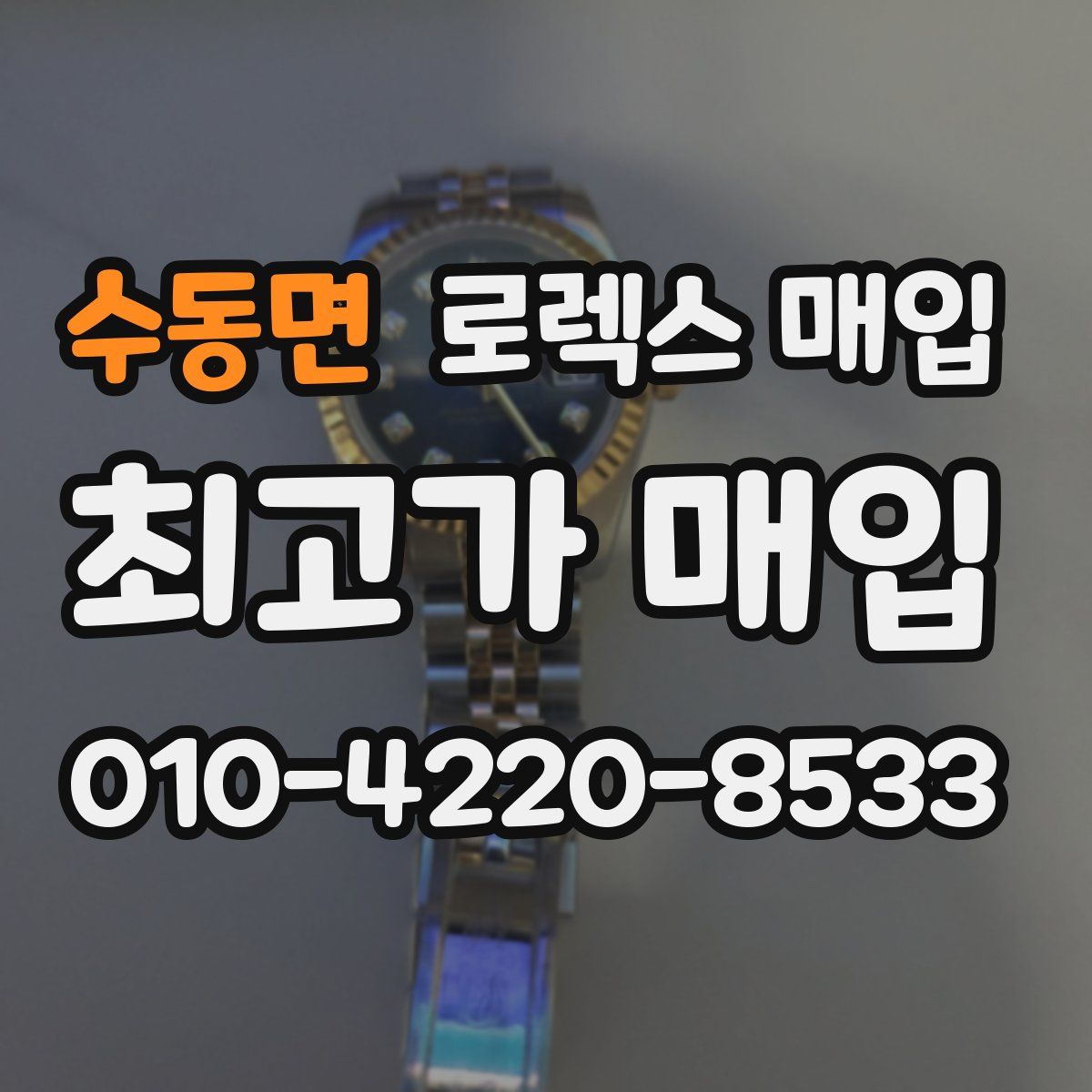 수동면 로렉스 매입