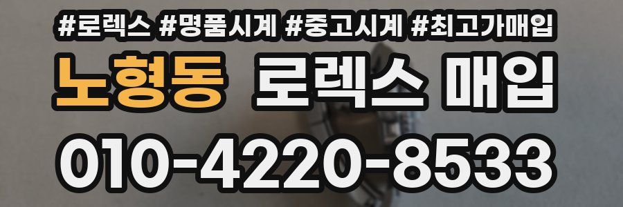 노형동 로렉스 매입