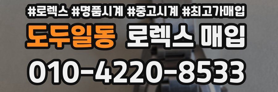 도두일동 로렉스 매입