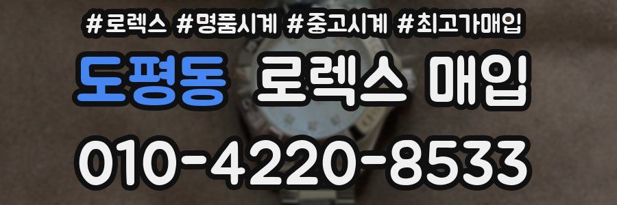 도평동 로렉스 매입