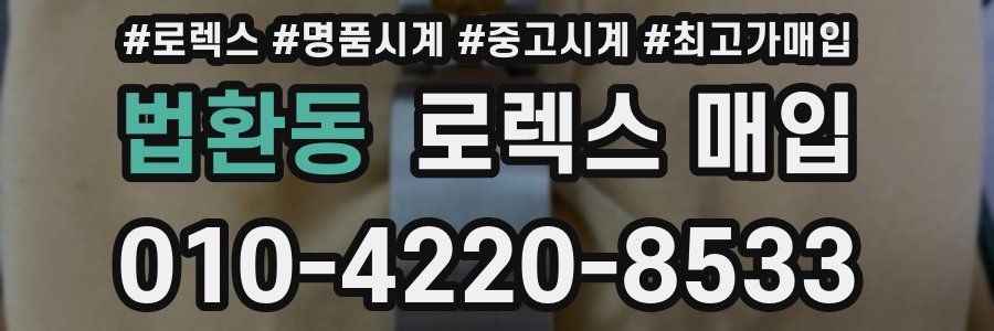 법환동 로렉스 매입