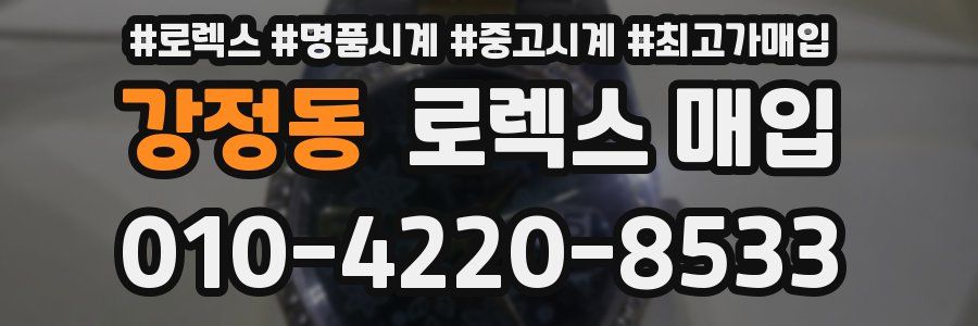강정동 로렉스 매입