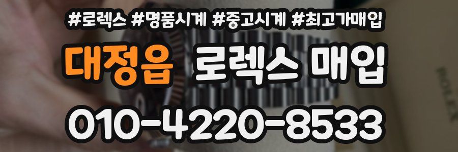 대정읍 로렉스 매입