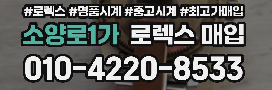 소양로1가 로렉스 매입