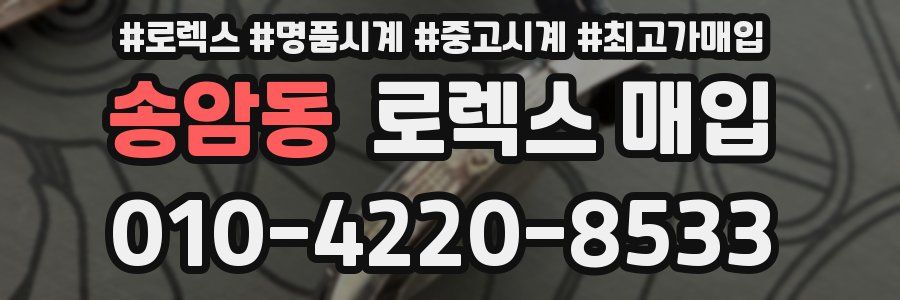 송암동 로렉스 매입