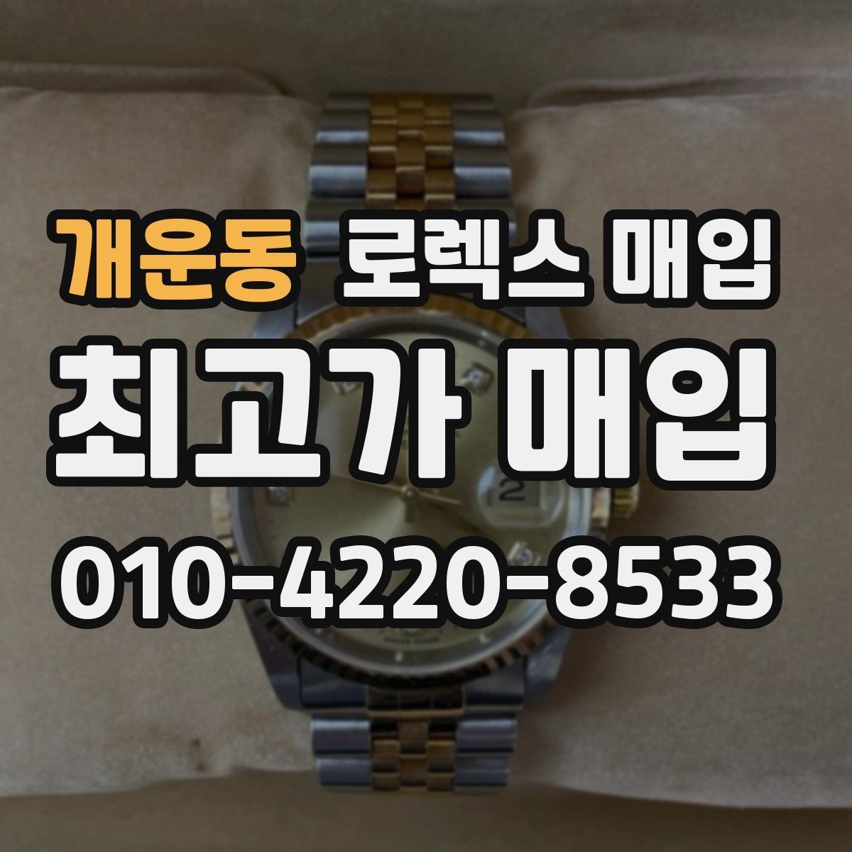 개운동 로렉스 매입 정식 수입과 병행 수입 차이