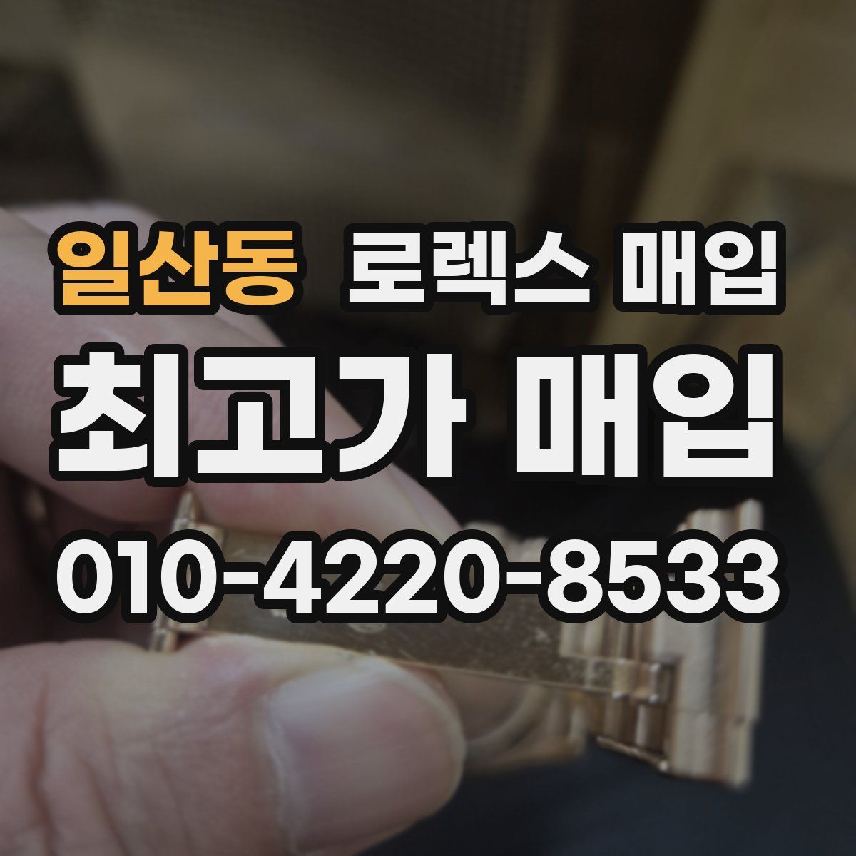 일산동 로렉스 매입