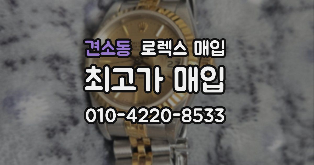 견소동 로렉스 매입