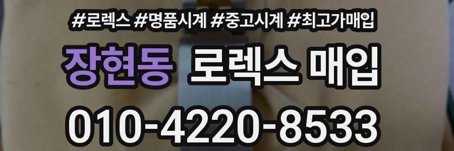 장현동 로렉스 매입