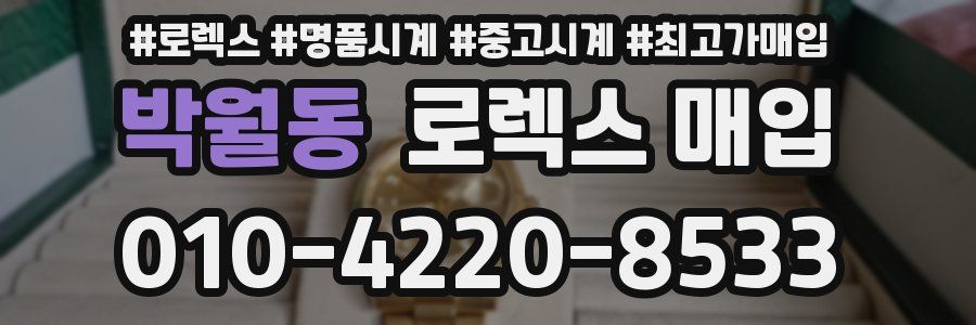 박월동 로렉스 매입