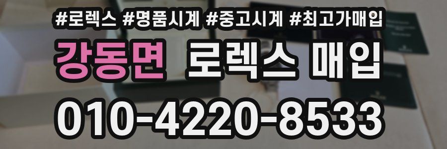 강동면 로렉스 매입