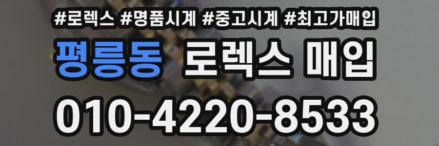 평릉동 로렉스 매입