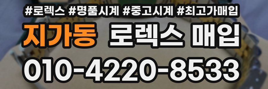 지가동 로렉스 매입