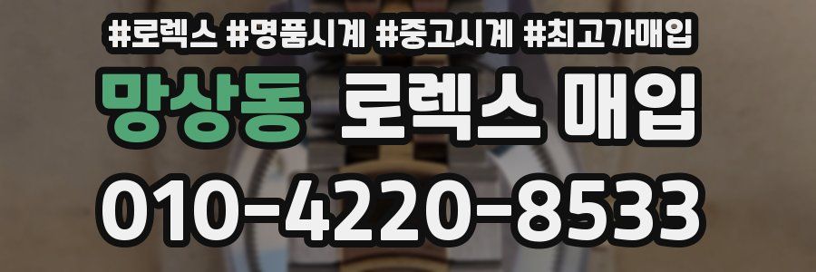 망상동 로렉스 매입