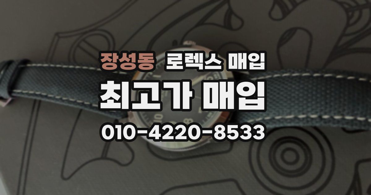 장성동 로렉스 매입