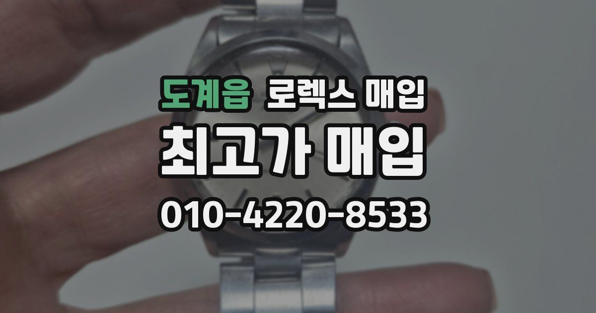 도계읍 로렉스 매입