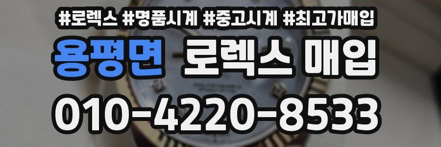 용평면 로렉스 매입